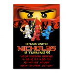 Lego Party Invitations Printable