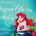 Little Mermaid Printable Invitations Free
