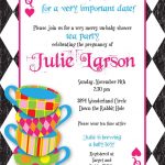 Mad Hatters Tea Party Invitations Printable