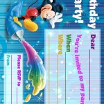 Mickey Mouse Printable Invitations Free