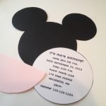 Template For Minnie Mouse Invitations