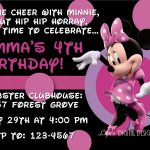 Minnie Mouse Printable Invitations Free