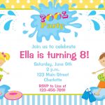 Pool Party Invitation Templates