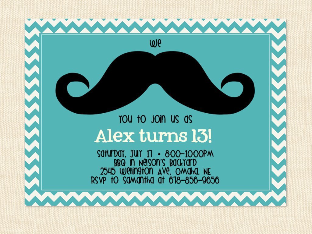 Printable 13th Birthday Party Invitations For Girls