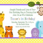 Printable 1st Birthday Invitations For Boys