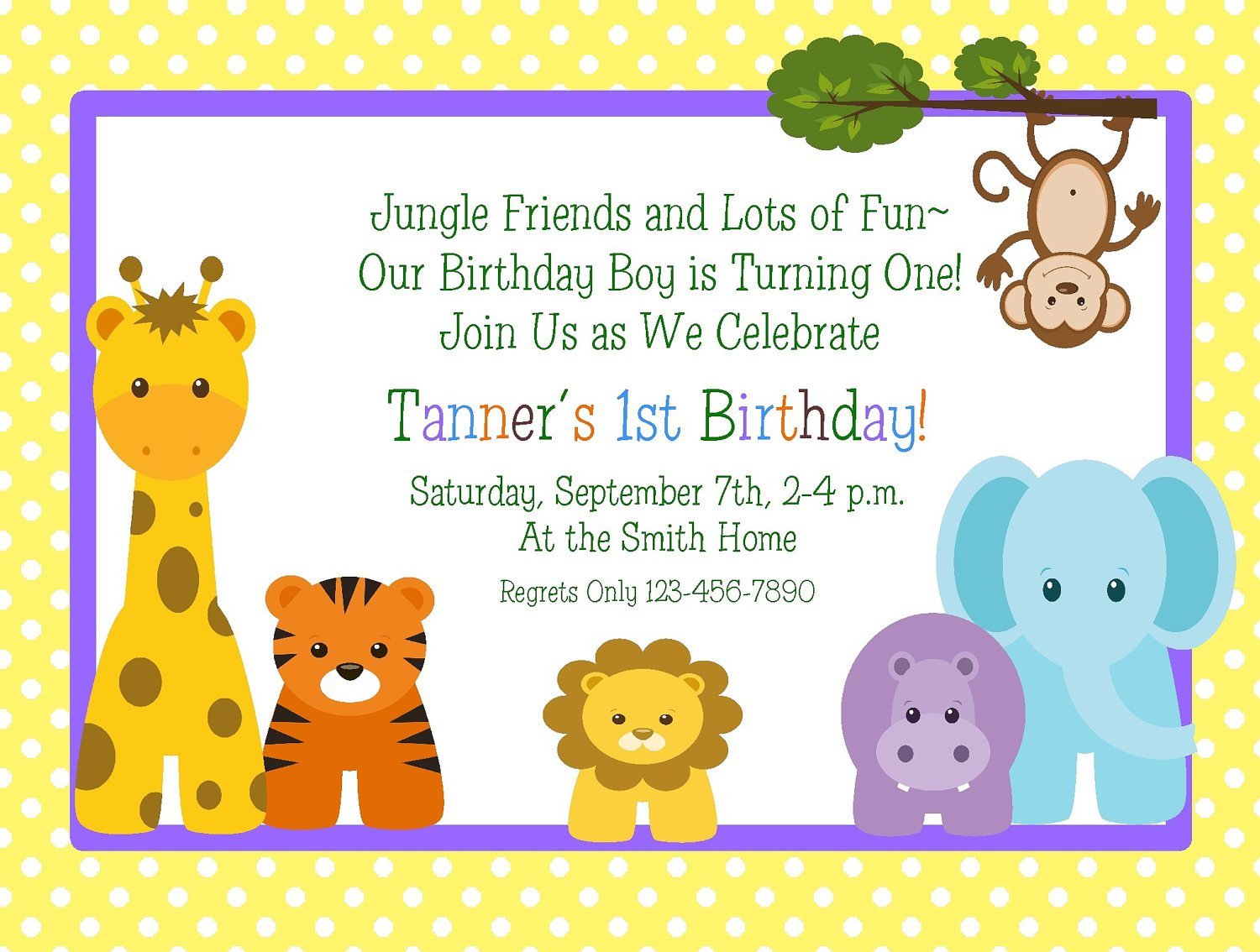 Printable 1st Birthday Invitations For Boys