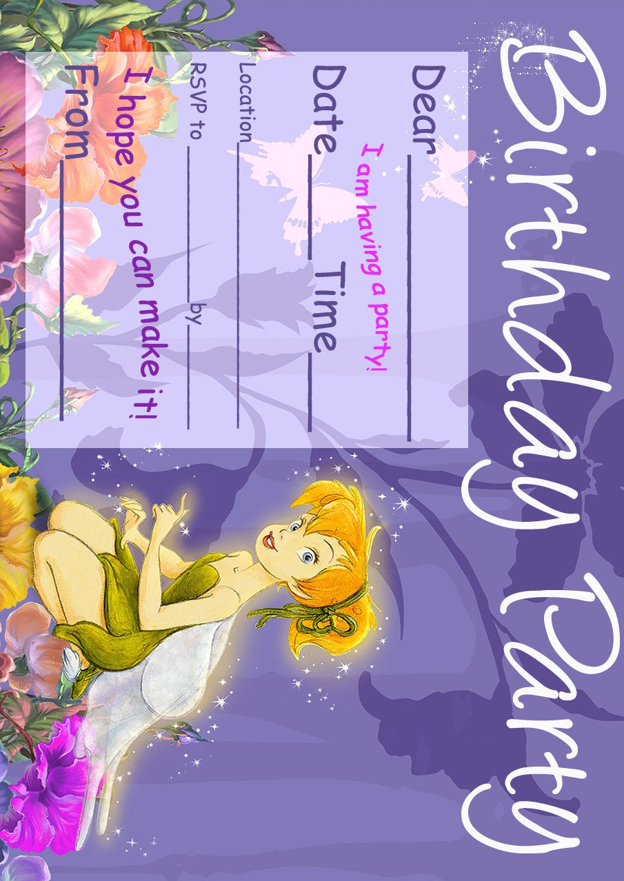 Printable 7th Birthday Invitation Templates