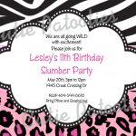 Free Printable Animal Print Invitations