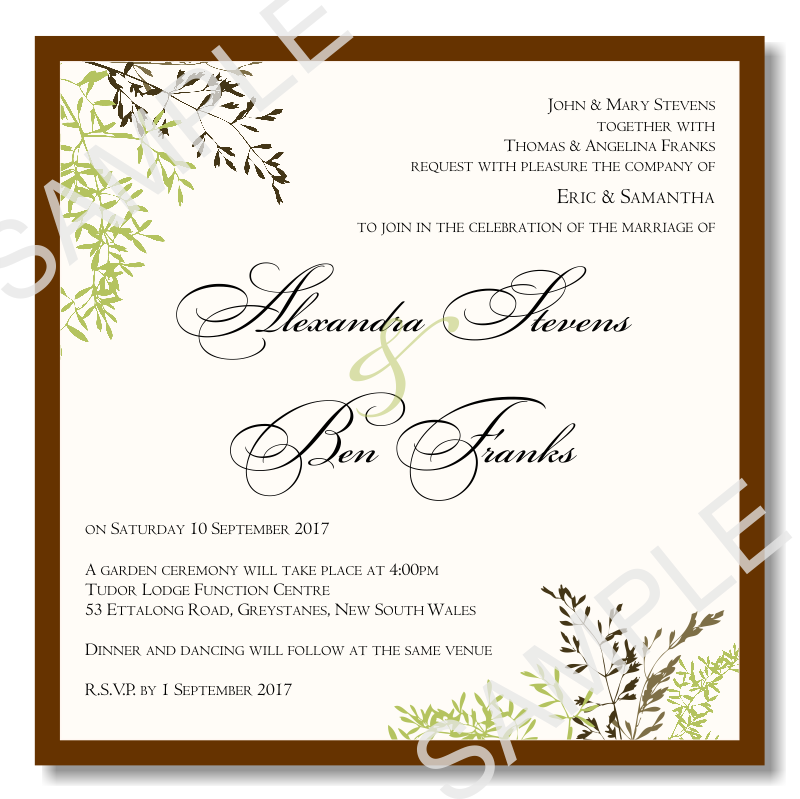 Printable Anniversary Invitations Templates