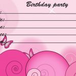 Printable Birthday Invitation Templates