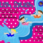 Free Printable Birthday Invitations Pool Party