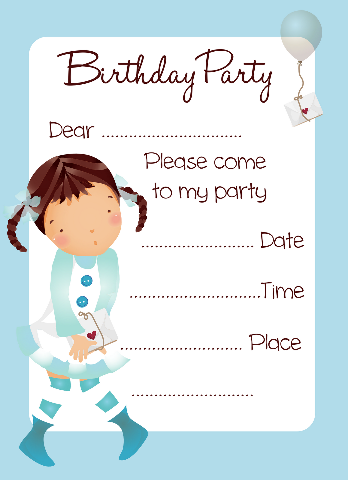 Printable Birthday Party Invitations For Adults