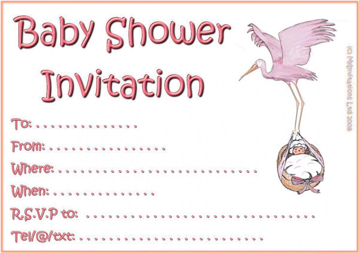 Printable Christening Invitations For Girls