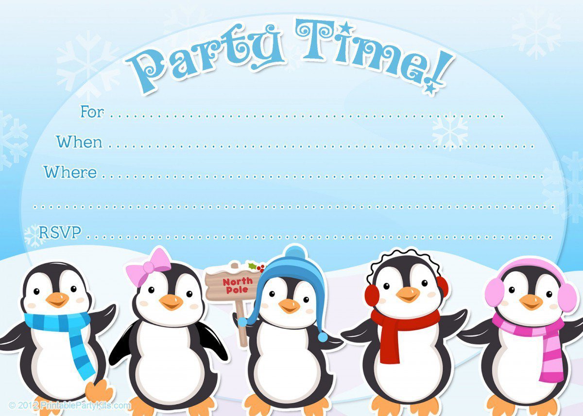 Printable Christmas Invitation Templates