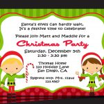 Printable Christmas Party Invitations For Kids