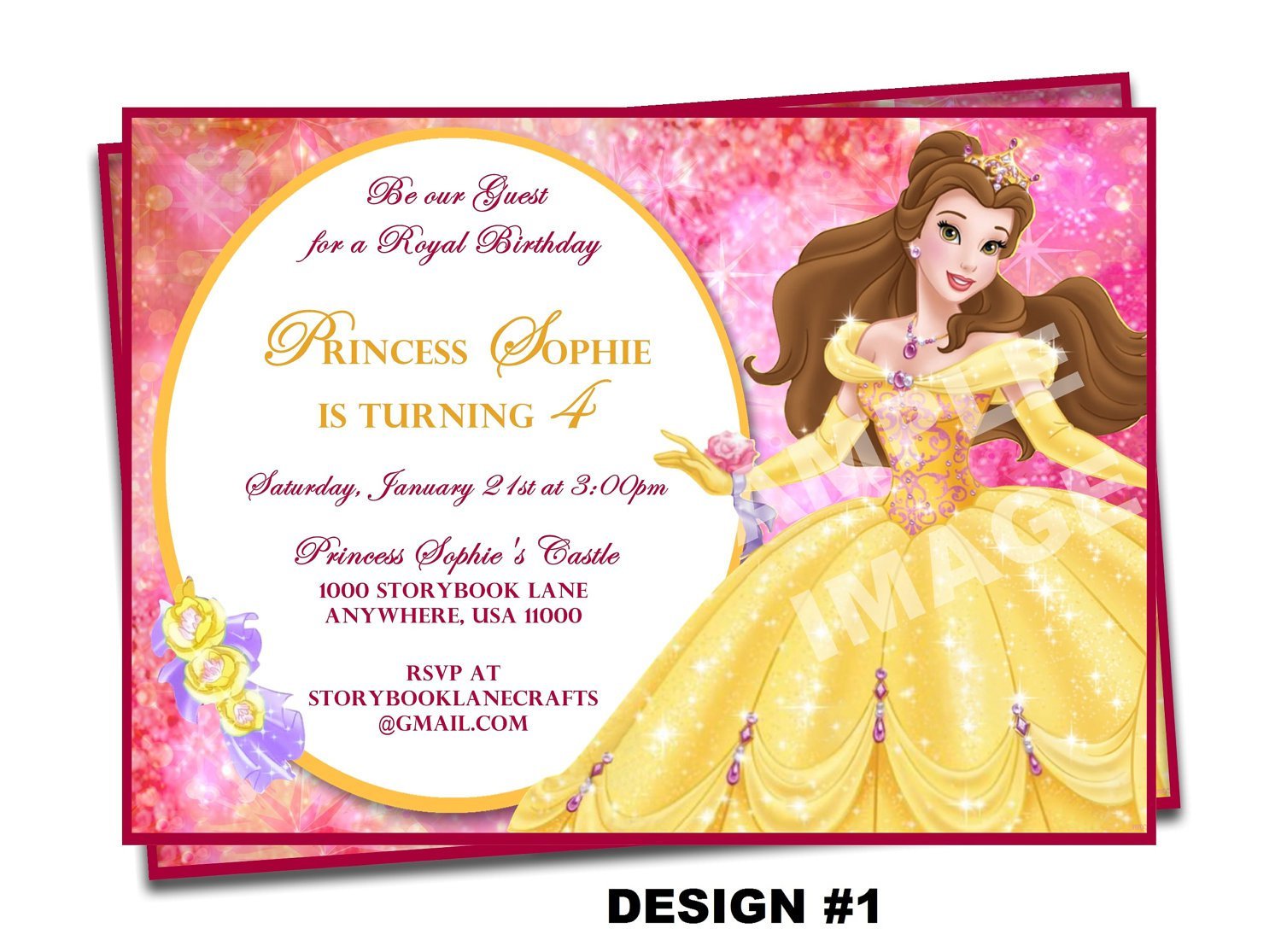 Printable Disney Birthday Invitations For Kids