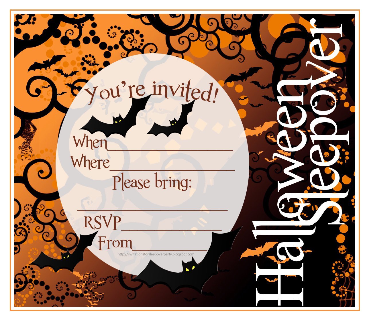 Printable Halloween Invitations Uk