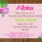 Printable Hawaiian Luau Party Invitations