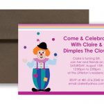 Printable Kids Birthday Party Invitations Templates