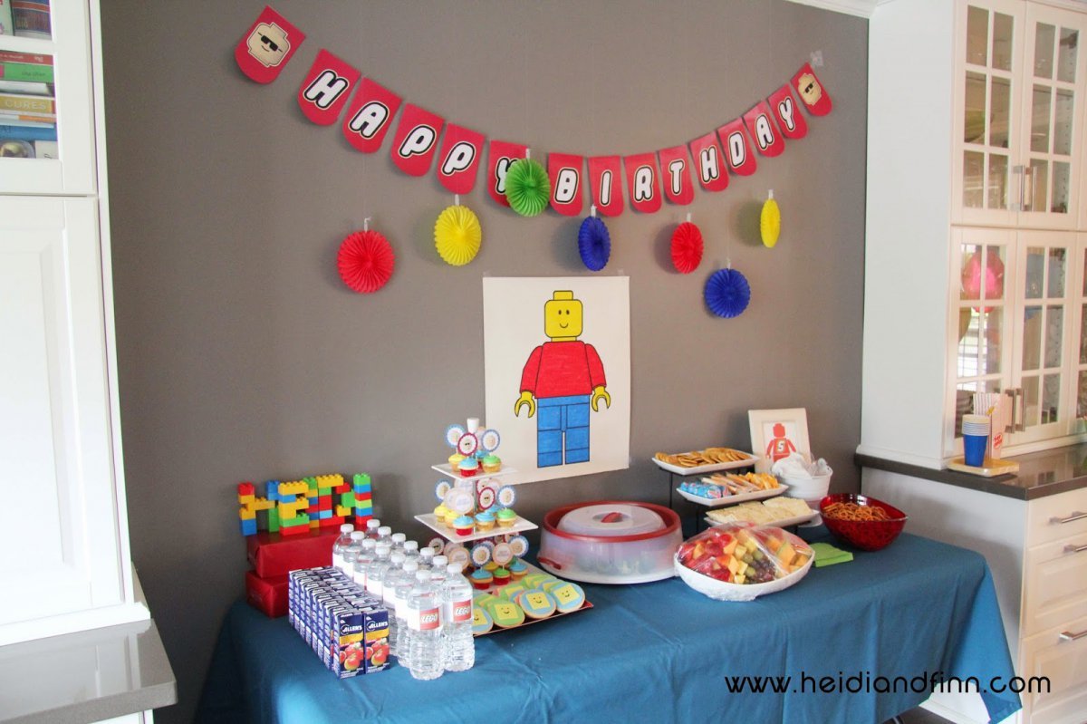 Printable Lego Decorations