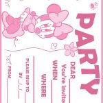Printable Minnie Mouse Invitations Free