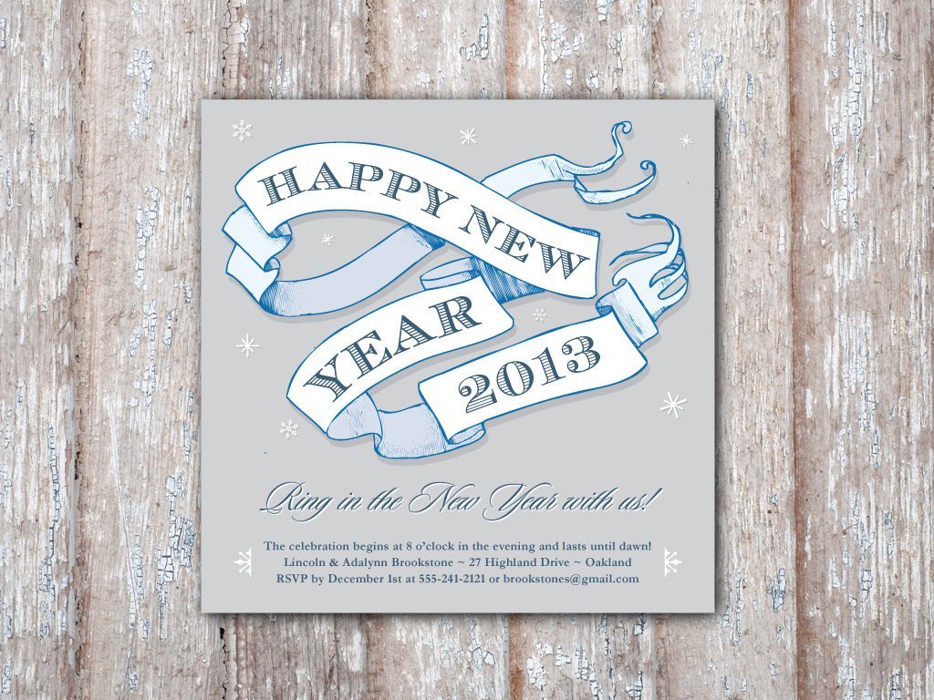 Printable New Years Eve Invitations