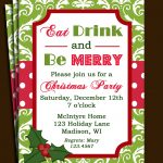 Free Printable Office Christmas Party Invitations