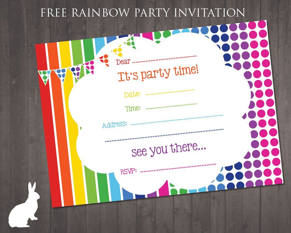 Printable Party Invitation Paper
