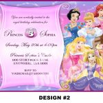 Printable Princess Birthday Invitations