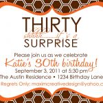 Printable Surprise 30th Birthday Invitations