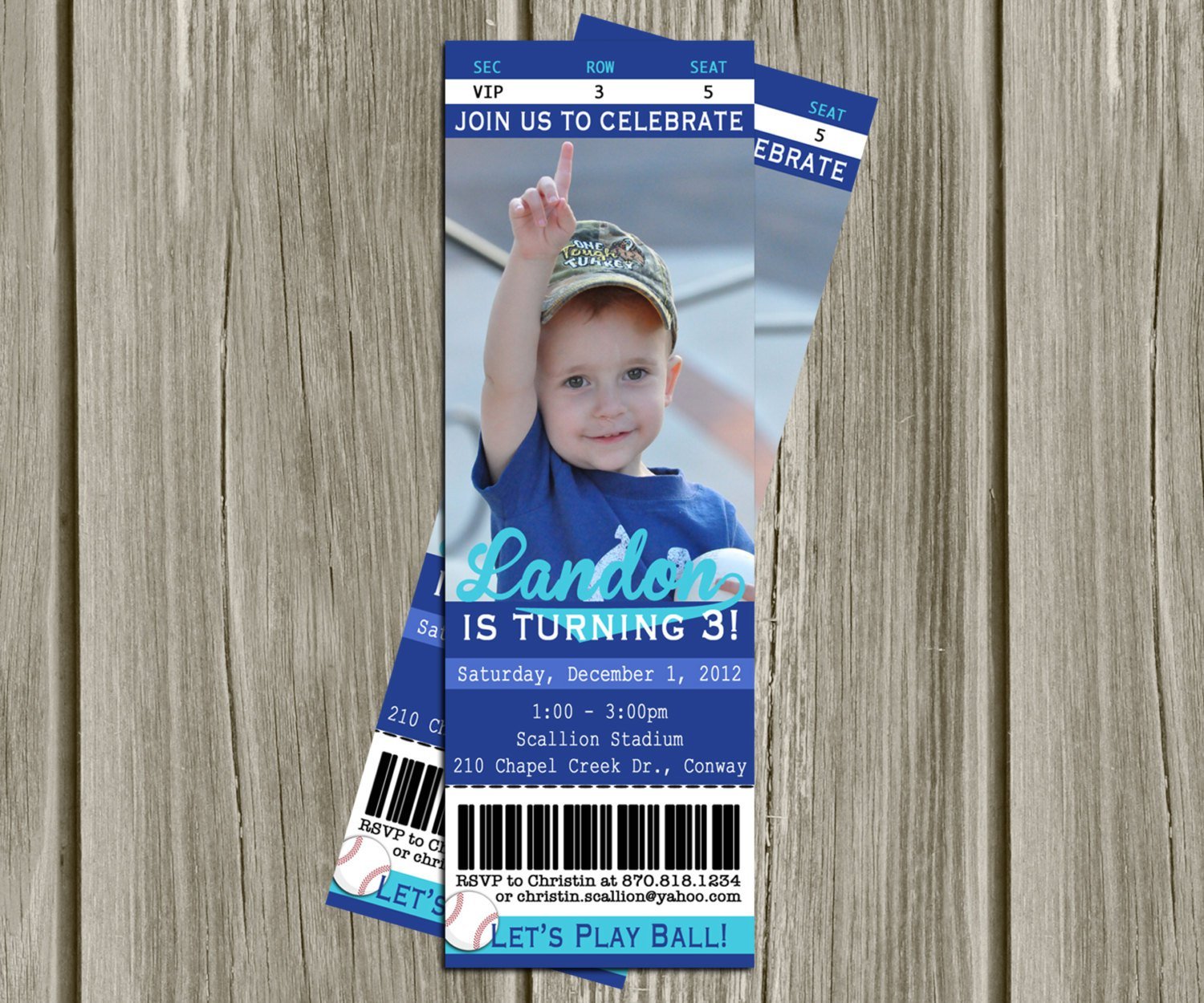 Printable Ticket Invitations Free