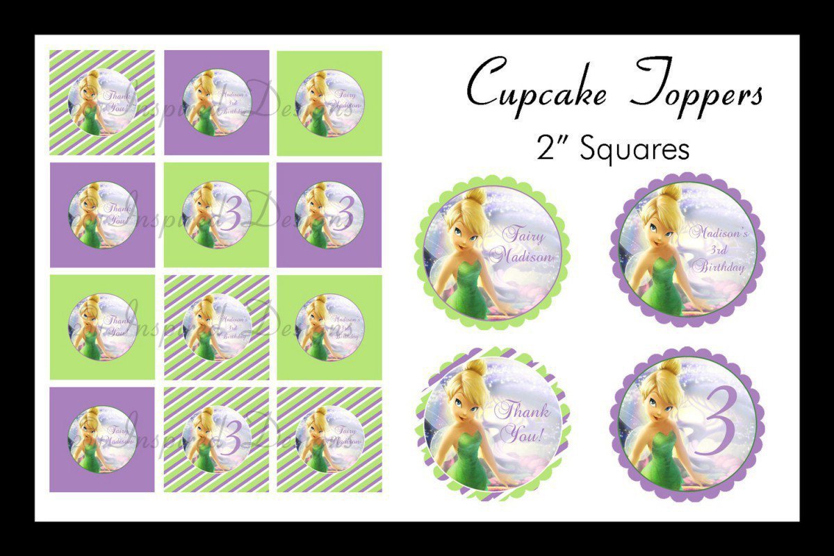 Printable Tinkerbell Invitation Cards 2015