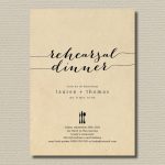 Printable Wedding Rehearsal Dinner Invitations