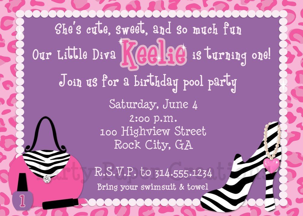 Printable Zebra Party Invitations 2018