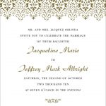 Retro Free Printable Wedding Invitation Templates