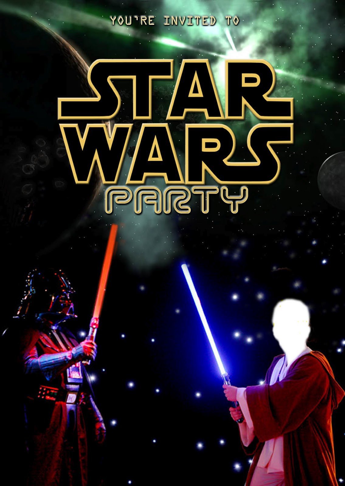 Star Wars Party Invitations Free