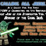 Star Wars Printable Invitations