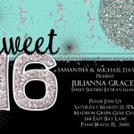 Printable Sweet 16 Birthday Invitations Free