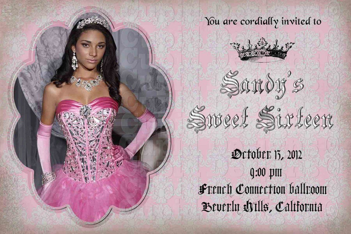 Sweet 16 Free Printable Invitations