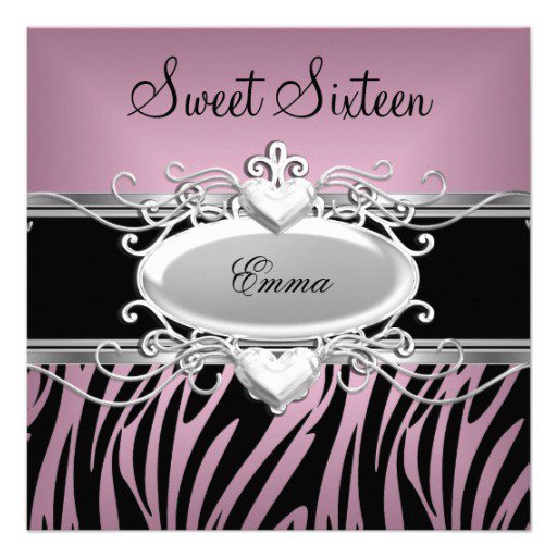 Sweet 16 Printable Birthday Invitations 2016