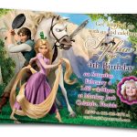 Tangled Party Invitations Printable Free