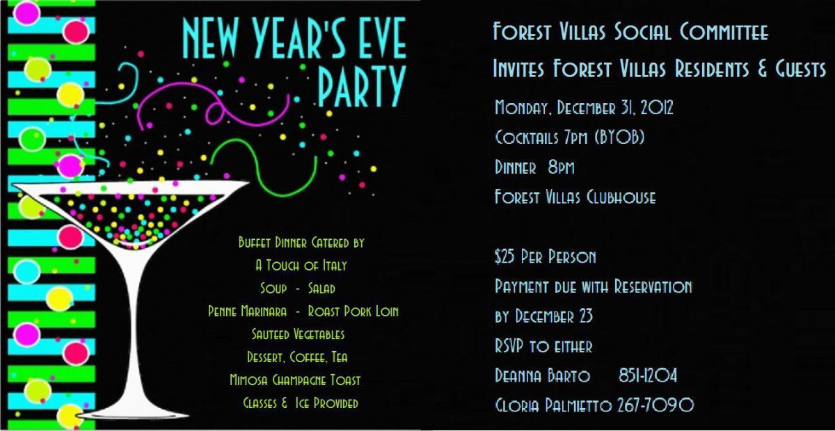 New Years Eve Invitations Ideas