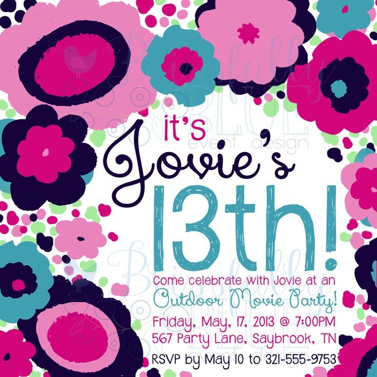 13 Birthday Invitation Templates