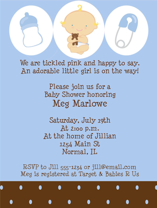 Baby Shower Invitations Boy