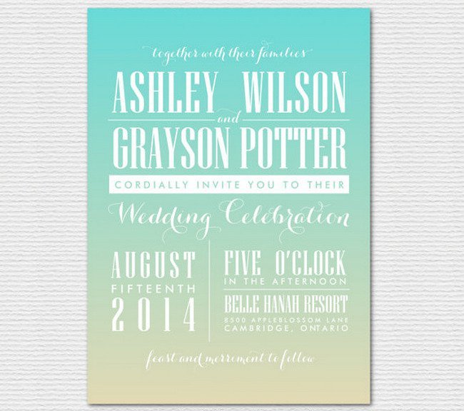 Beach Party Invitation Ideas