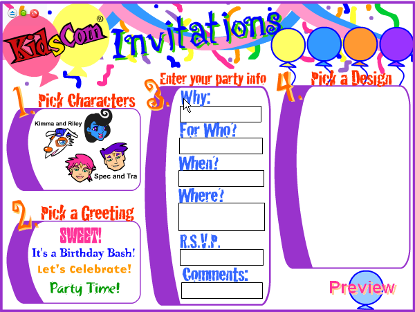 Birthday Invitation Cards Maker