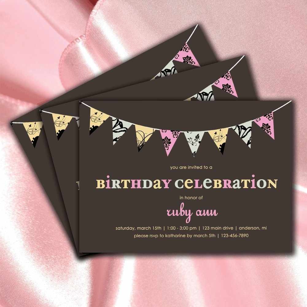 Birthday Invitations For Teenage Girls