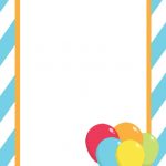 Birthday Party Invitation Blank Templates