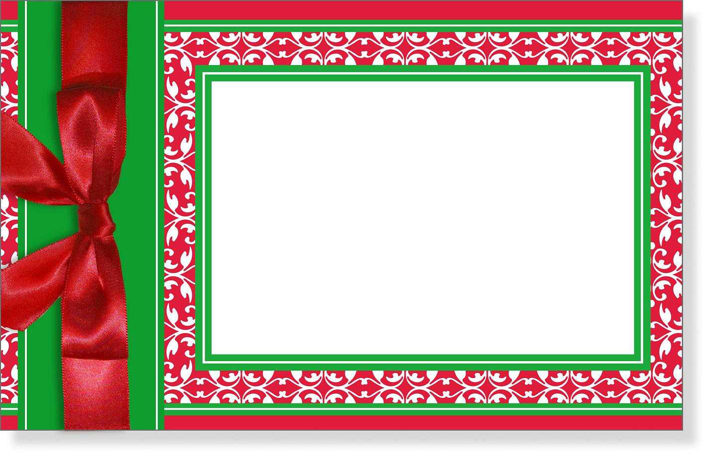 Blank Christmas Party Invitation Templates