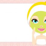 Blank Printable Spa Invitations